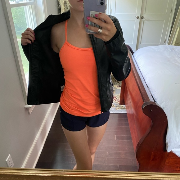 black leather jacket size: xs - Picture 5 of 5